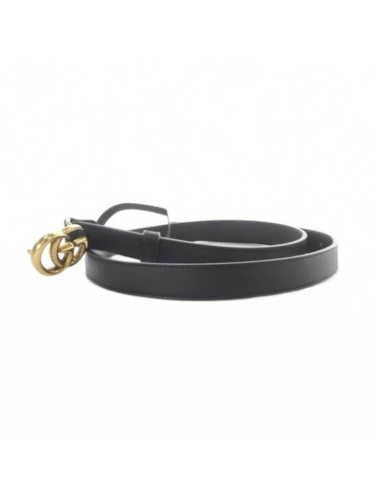 Gucci Double Slim Belt Black main image 4